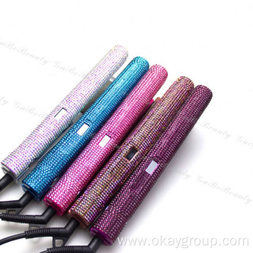 ceramic flat iron portable travel mini hair straightener